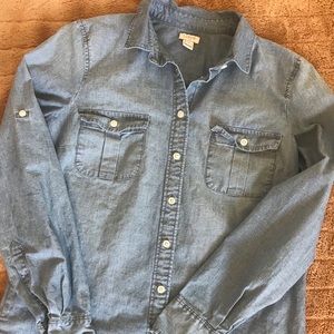 JCrew Denim Button Up